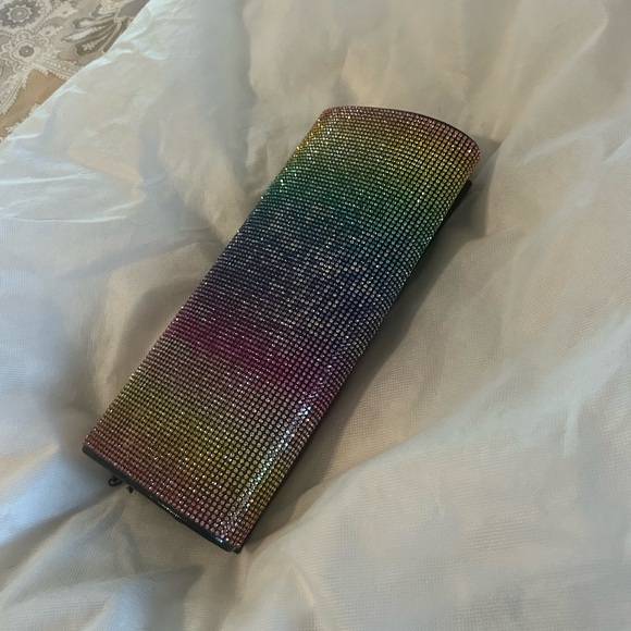 Multicolor Rhinestone Clutch - Picture 3 of 5